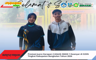 Prestasi Juara Harapan 2 Atletik SMAN 1 Kwanyar di O2SN Tingkat Kabupaten Bangkalan Tahun 2026